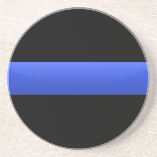 Thin Blue Line Zandsteen Onderzetter (Voorkant)