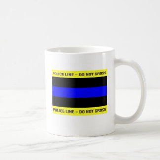 Thin Blue Police Line Koffiemok