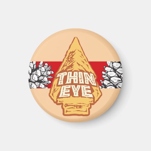 Thin Eye Button Magneet (Voorkant)