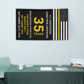 Thin Gold Line 911 Dispatcher Retirement Party Spandoek (Beurs)