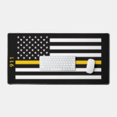 Thin Gold Line Flag (United States) (Clavier et souris)