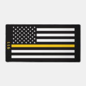 Thin Gold Line Flag (United States) (Recto)