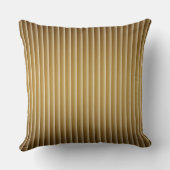 Thin Gold Stripe Throw Pillow Kussen (Achterkant)