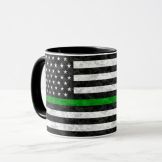 Thin Green Line Camo Mok