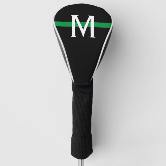 Thin Green Line Monogram Golfheadcover (Voorkant)