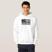 Thin Grey Line American Flag Monogram Hoodie (Voorkant volledig)