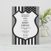 Thin Grey Line Retirement Kaart (Staand voorkant)