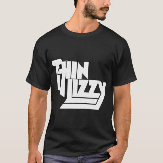 Thin Lizzy â€"White Stapked Logo Pullover Hoodie