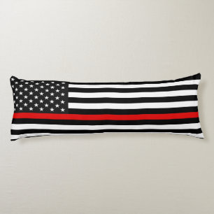 Thin Red Line American Flag Lichaamskussen