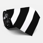 Thin Red Line American Flag Monogram Firefighter Stropdas (Opgerold)