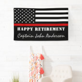 Thin Red Line Firefighter Retirement Party Spandoek (Insitu)