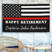 Thin Red Line Firefighter Retirement Party Spandoek