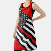 Thin Red Line Grungy Schort (Insitu)