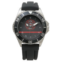Thin Red Line Maltese Cross Firefighter