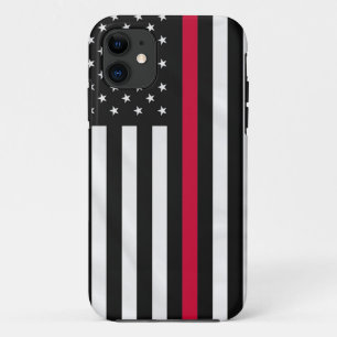 Thin Red Line vlag iPhone 11 Hoesje
