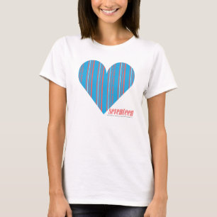 Thin Stripes Aqua 3 T-shirt