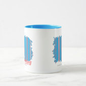 Thin Stripes Aqua 4 Mok (Midden)