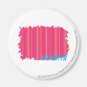 Thin Stripes Magenta 2 Magneet