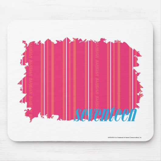 Thin Stripes Magenta 2 Muismat (Voorkant)