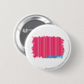 Thin Stripes Magenta 2 Ronde Button 5,7 Cm (Voorkant /achterkant)