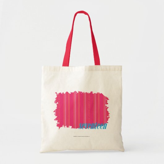 Thin Stripes Magenta 2 Tote Bag (Voorkant)