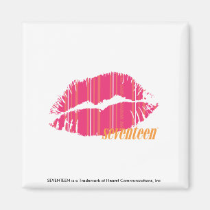 Thin Stripes Magenta Magneet