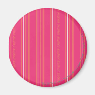 Thin Stripes Magenta Magneet