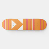 Thin Stripes Oranje Skateboard (Horizontaal)