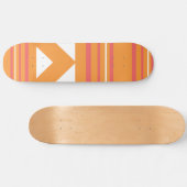 Thin Stripes Oranje Skateboard (Horizontaal)