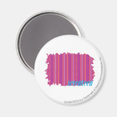 Thin Stripes Paars 2 Magneet (Voorkant / Achterkant)