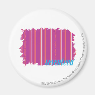 Thin Stripes Paars 2 Magneet