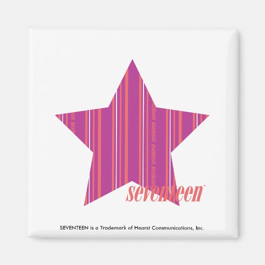 Thin Stripes Paars 3 Magneet (Voorkant)