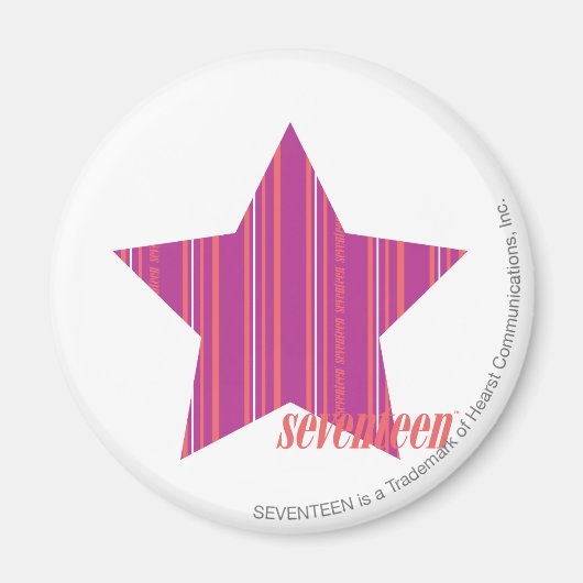 Thin Stripes Paars 3 Magneet (Voorkant)