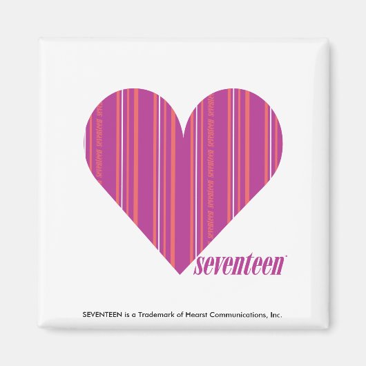Thin Stripes Paars 4 Magneet (Voorkant)