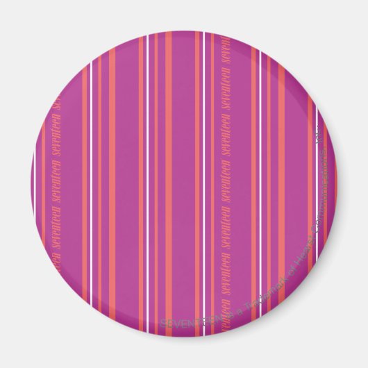 Thin Stripes Paars Magneet (Voorkant)