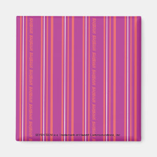 Thin Stripes Paars Magneet