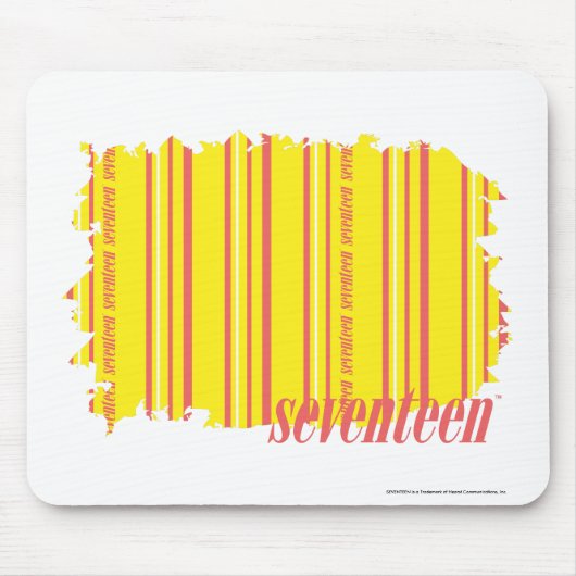 Thin Stripes Yellow 2 Muismat (Voorkant)