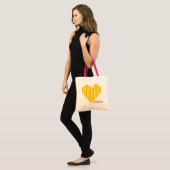 Thin Stripes Yellow 3 Tote Bag (Voorkant (model))