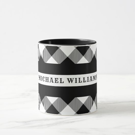 Thin White Line EMS EMT Buffalo Pset Monogram Mok (Midden)
