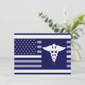 Thin White Line Symbol Kaart (Staand voorkant)