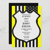 Thin Yellow Line Retirement Kaart (Voorkant / Achterkant)