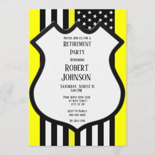 Thin Yellow Line Retirement Kaart