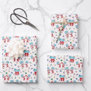 Thing One Thing Two Feest Patroon Inpakpapier Vel