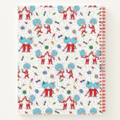 Thing One Thing Two Feest Patroon Notitieboek (Achterkant)