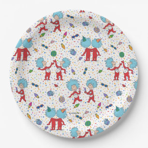 Thing One Thing Two Feest Patroon Papieren Bordje