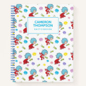 Thing One Thing Two Hoppy Frog Things Patroon Notitieboek (Voorkant)