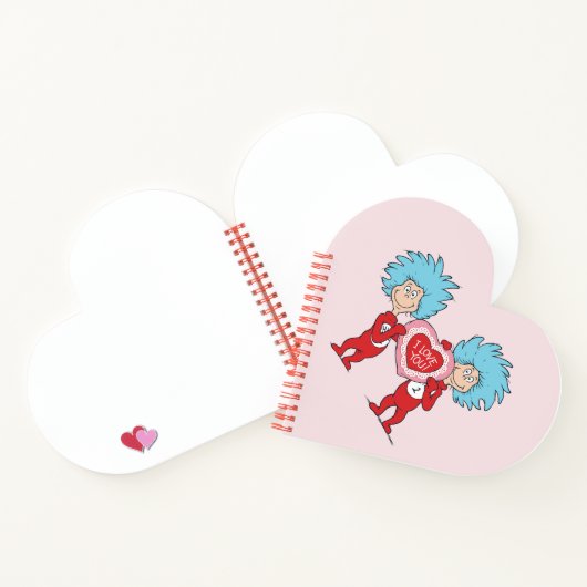 Thing One Thing Two Ik Hou Van Jou Notitieboek (Binnen)