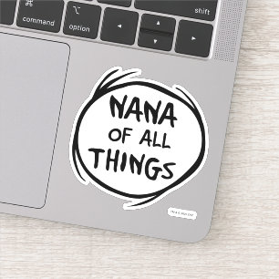 Thing One Thing Two - Nana van alle Dingen Sticker