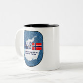 Thing - Thule-station Tweekleurige Koffiemok (Voorkant links)