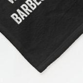 Things I Do In My Spare Time Funny Barbeque Grill  Fleece Deken (Hoek)